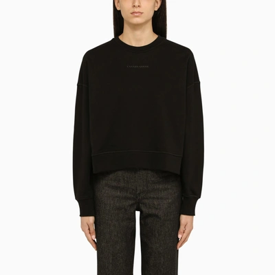 Canada Goose Copal Cashmere Mock Neck Sweater In Black