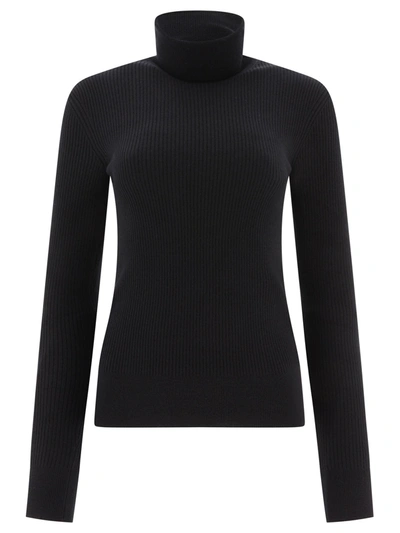 Canada Goose Turtleneck Knit Top In Black