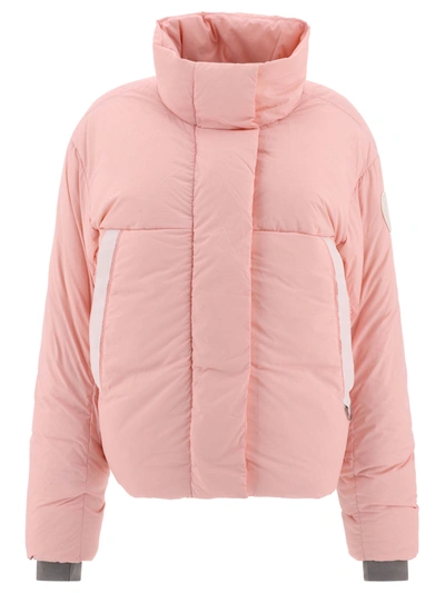 Canada Goose Cypress Cropped Down Jacket In Pink
