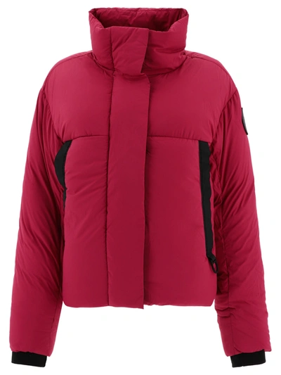 Canada Goose Junction Cropped Down Jacket In Pink