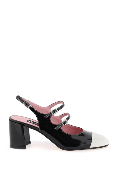 Carel Patent Leather Slingback Mary Jane In Mixed Colours