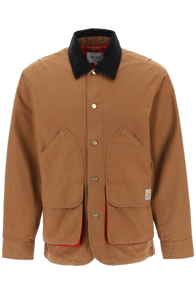 Carhartt Wip Heston Jacket In Brown