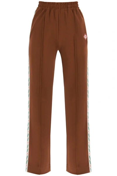 Casablanca Laurel Joggers In Brown