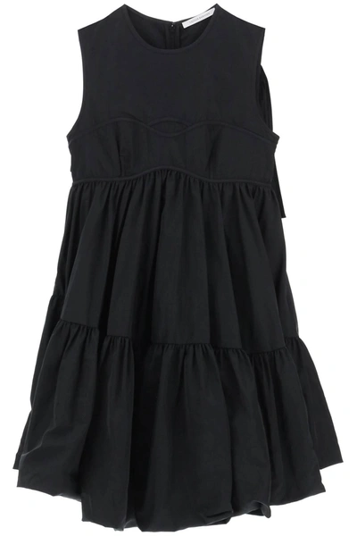 Cecilie Bahnsen 'divya' Minidress In Black