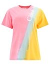 Chloé Printed T-shirt Pink Size S 100% Cotton In Multi