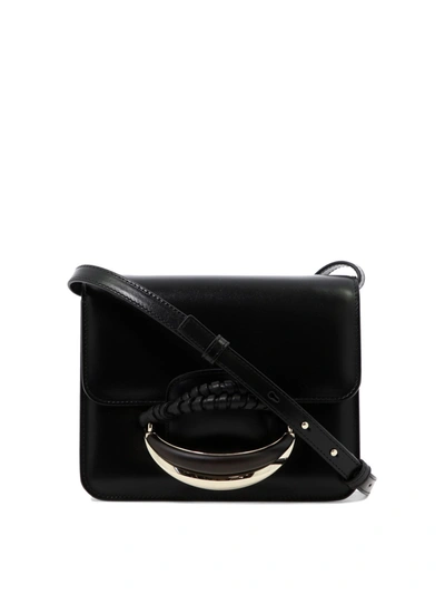 Chloé Kattie Leather Crossbody Bag In Black