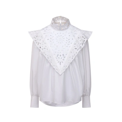 CHLOÉ CHLOE' SANGALLO LACE BLOUSE