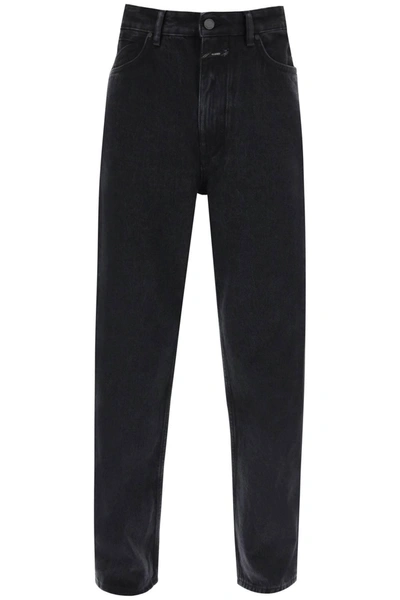Closed Regular Fit Jeans With Tapered Leg In Black