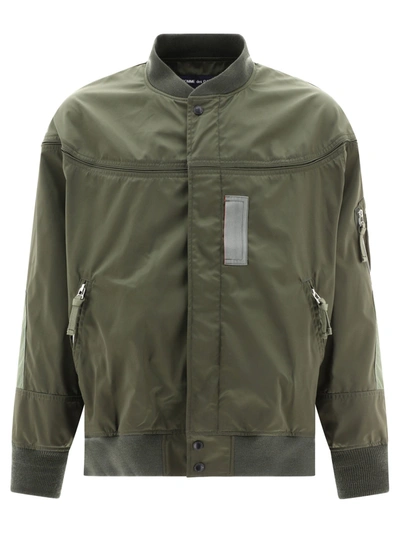 Comme Des Garçons Homme Deux Comme Des Garçons Homme Plus Patchwork Bomber Jacket In Beige