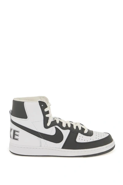 Comme Des Garçons Homme Deux Terminator High-top Sneakers In White