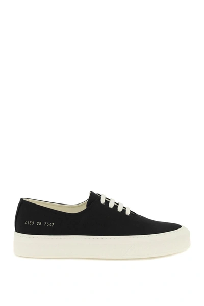Common Projects Canvas Sneakers In Black