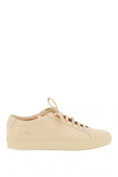 Common Projects Original Achilles Leather Sneakers In Pink