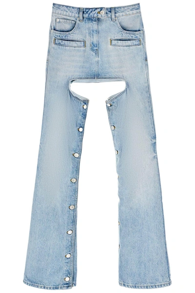 Courrèges Courreges  Chaps Blue Denim Pants Jeans