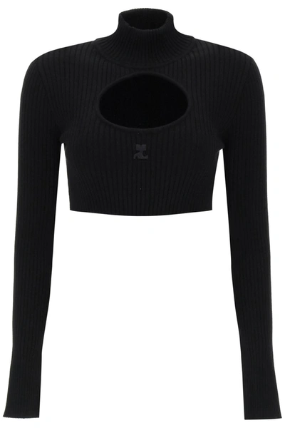 Tod's Courreges Sweaters Black In Nero