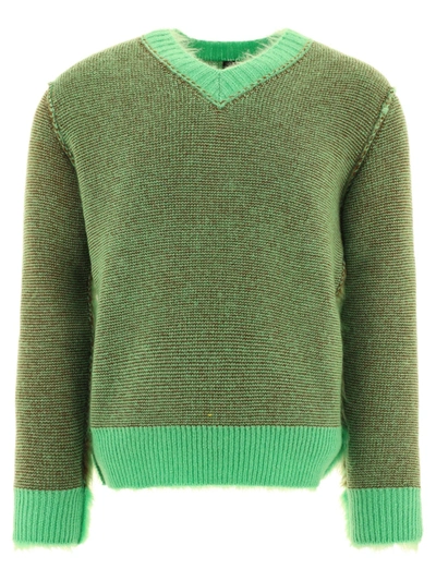 Craig Green Brushed Reversible Sweater In Green