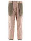 Craig Green Pink And Grey Fleece Straight-leg Trousers