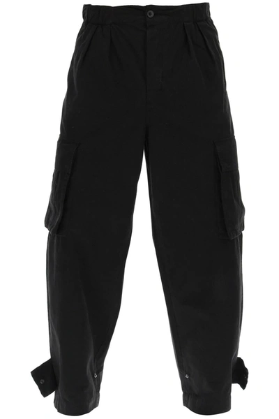 Darkpark Eric Jogger Cargo Trousers In Black