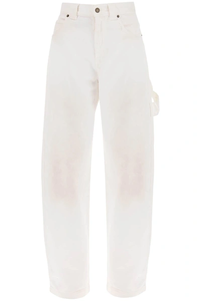 Darkpark Audrey White Straight-leg Corduroy Jeans