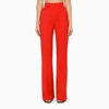 David Koma High-rise Flared Virgin Wool Pants