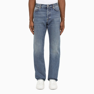 Department 5 Skeith Logo Patch Slim Jeans In Blue