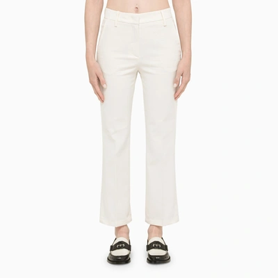 DEPARTMENT 5 DEPARTMENT 5 WHITE BOOT CUT TROUSERS