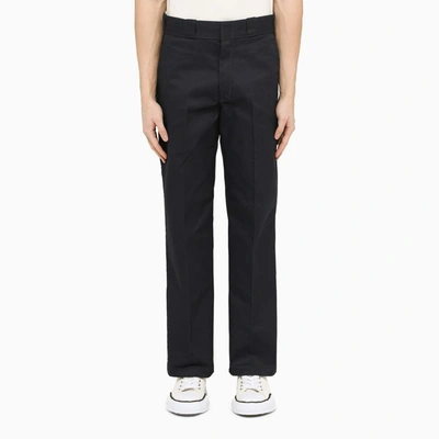 Dickies Blue Straight-leg Trousers In Black