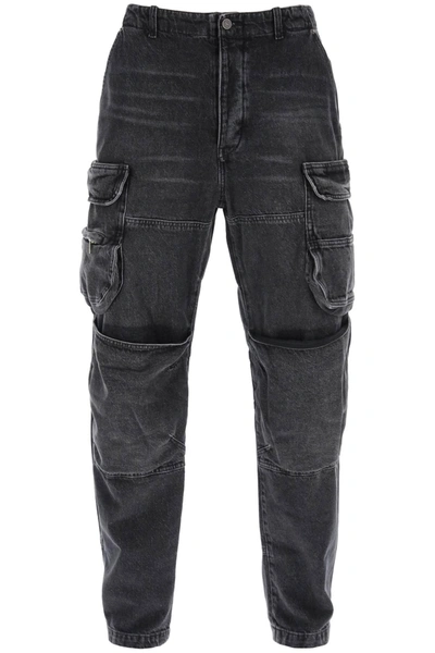 Diesel D-fish Jeans In Black