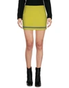 Dsquared2 Mini Skirt In Acid Green