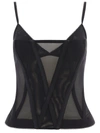 DION LEE DION LEE OBLIQUE MESH CORSET