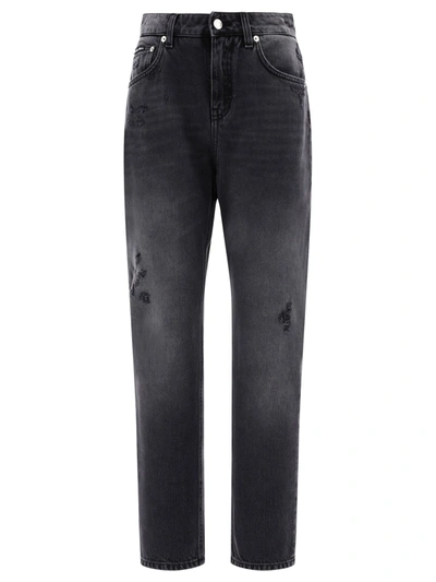 Dolce & Gabbana "boyfriend" Jeans In Black