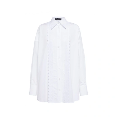 Dolce & Gabbana Cotton Shirt In White