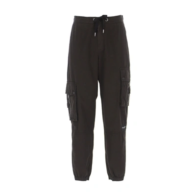 Dolce & Gabbana Cotton Trousers In Black