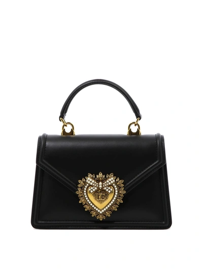 Dolce & Gabbana Woman Small Devotion Bag Woman Black Handbags