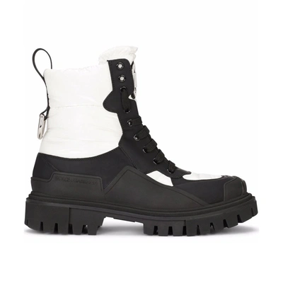 Dolce & Gabbana Hi-trekking Boots In Black