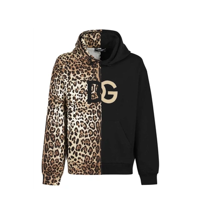 DOLCE & GABBANA DOLCE & GABBANA LOGO HOODED SWEATSHIRT