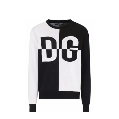 Dolce & Gabbana Logo Sweater In Black