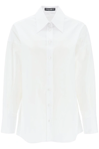 Dolce & Gabbana White Cotton Shirt