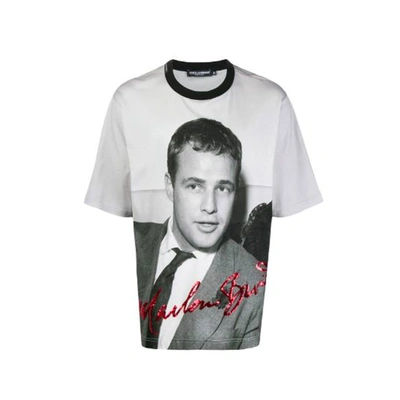 Dolce & Gabbana Marlon Brando T-shirt In White