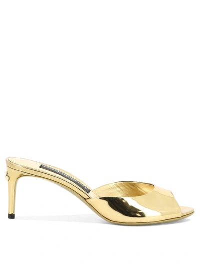 Dolce & Gabbana Mule In Gold