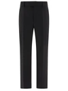 Dolce & Gabbana Technical Fabric Pants With Metal Dg Logo Trousers