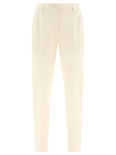 Dolce & Gabbana Essential Trousers In White