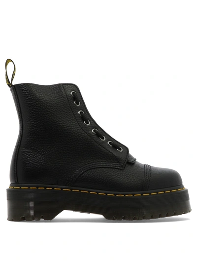 Dr. Martens Flat Ankle Boots  Women In Blackmillednappa