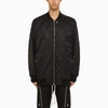 Drkshdw Black Cotton Bomber Jacket