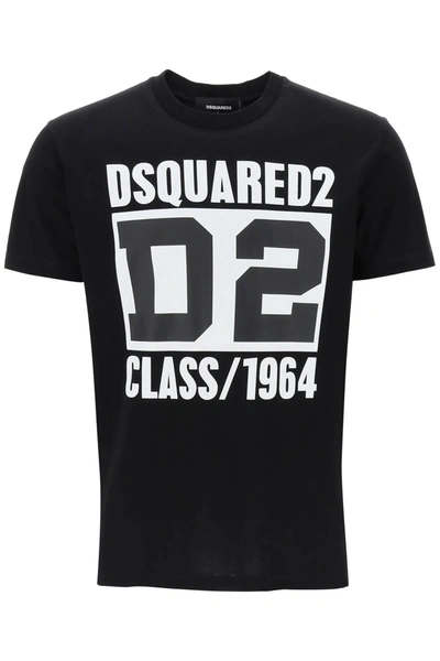 Dsquared2 D2 Class 1964 Cool Fit T-shirt In Black