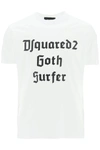 Dsquared2 Goth Surfer Short-sleeve T-shirt In White