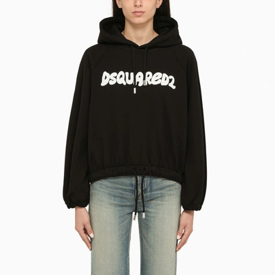 Dsquared2 Hoody With Logo In Black