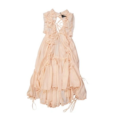 Dsquared2 Draped-front Dress In Pink