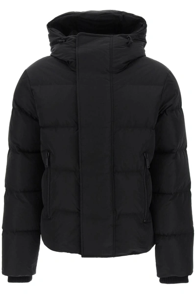 Dsquared2 Hooded Down Jacket In Nero