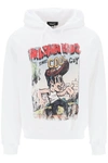 DSQUARED2 DSQUARED2 HOODIE WITH GRAPHIC PRINT