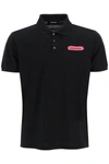 Dsquared2 Logo Polo Shirt In Black